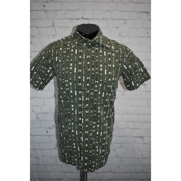 The North Face Shirt Mens Size Small Performance Cotton Polyester Green - Picture 2 of 7